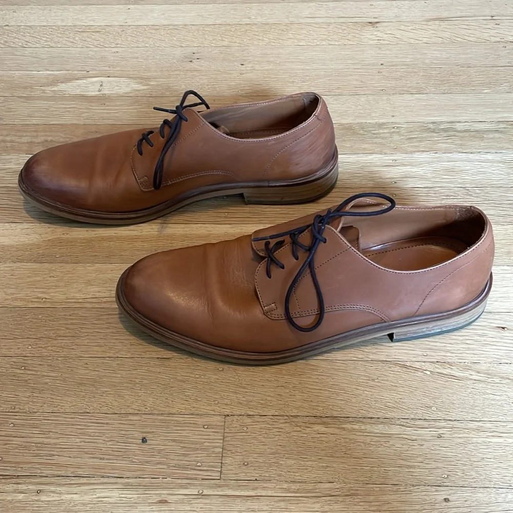 H&M Light Brown Leather Dress Shoes - Picture 2 of 9